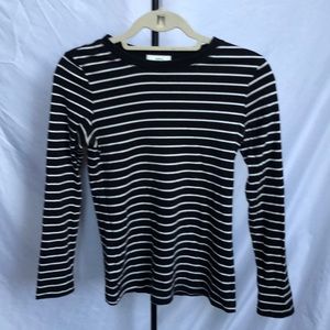 Loft striped long sleeve tee